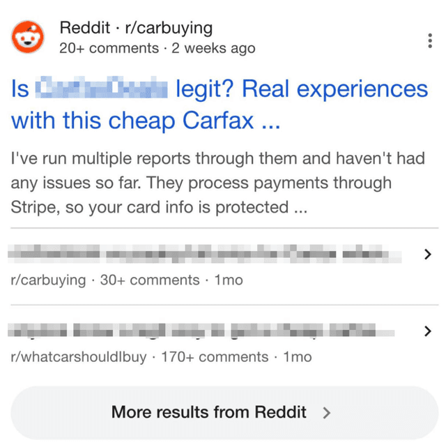 After Search Rankings